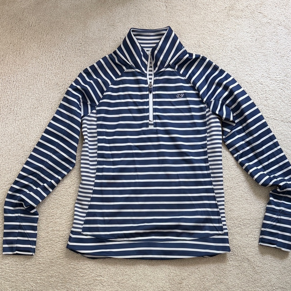 NWOT Vineyard Vines Navy Striped Pullover